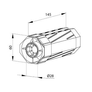 Obsadka 60mm pod łożysko
