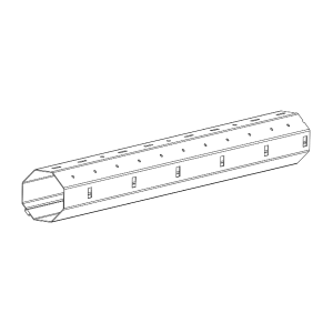 Rura 60mm (Rura stalowa oktagonalna ocynkowana ze szwem zewnętrznym-średnica 60mm)